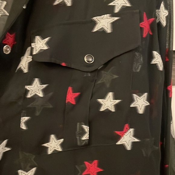 Rag & Bone blouse with stars - Picture 3 of 5